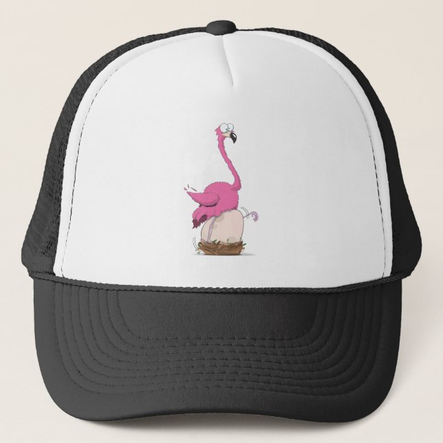 Flamingo Truckerkappe (Vorderseite)