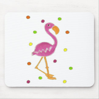 Flamingo-Tupfen Mousepad