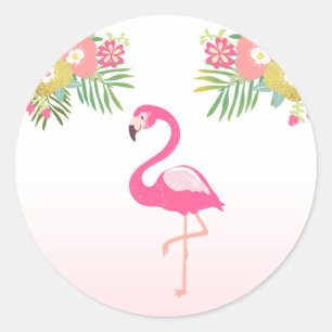 Flamingo Umschlag Aufkleber Aufkleber Tropical Lab