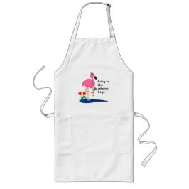 Flamingo und Cabanajunge GRILLEN-Schürze Lange Schürze