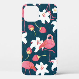 Flamingo und Lilies Tropical Vintag Seamless Patt Case-Mate iPhone Hülle