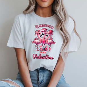 Flamingo Valentinstag   Valentinstag-Design T-Shirt