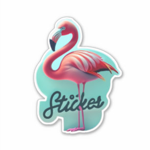Flamingo verwandelt Ihren Raum mit Stickern Aufkleber