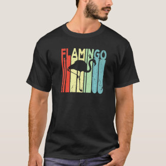 Flamingo Vintag Retro 123456 T-Shirt