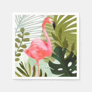 Flamingo-Wald Serviette