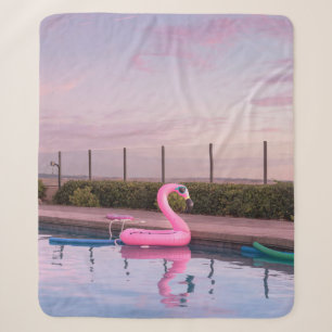 Flamingo Wasserflur im Schwimmbad Sherpadecke