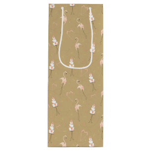 Flamingo Wedding Multi Wine Geschenktüte Für Weinflaschen