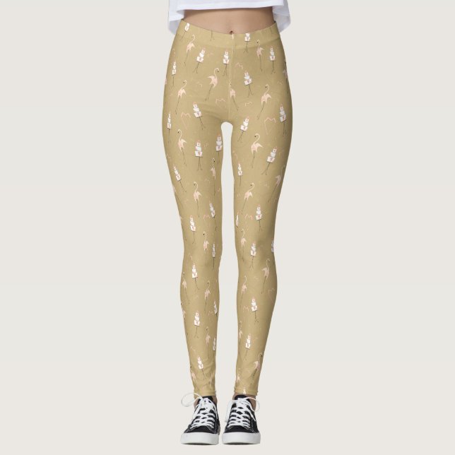 Flamingo Wedding Small Multi Leggings (Vorderseite)