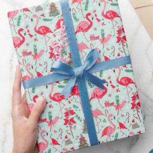 Flamingo Weihnachten  Geschenkpapier