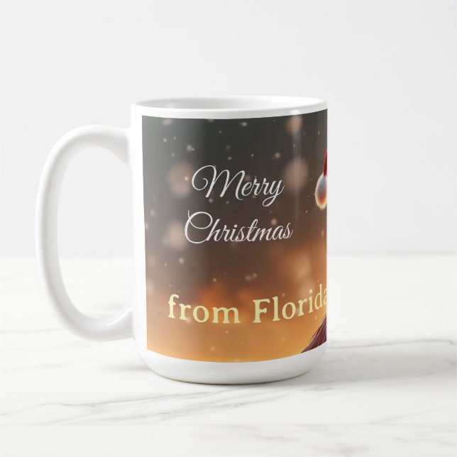 Flamingo Weihnachten Kaffeetasse (Links)