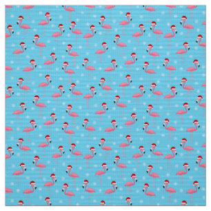 Flamingo Weihnachten Stoff