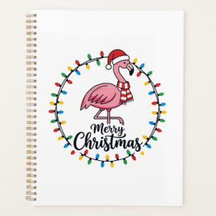Flamingo Weihnachtslichter Urlaub Planer