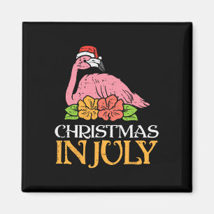 Flamingo Weihnachtsmann Christmas Im Juli Sommer X Magnet