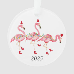 Flamingo Weihnachtsschmuck Ornament