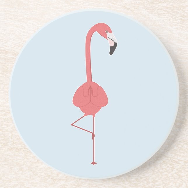 FLAMINGO YOGA GETRÄNKEUNTERSETZER (Vorne)