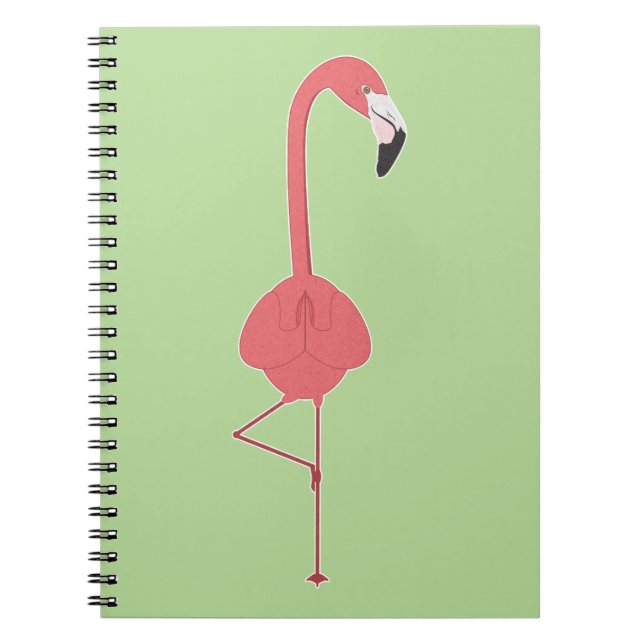 FLAMINGO YOGA NOTIZBLOCK (Vorderseite)