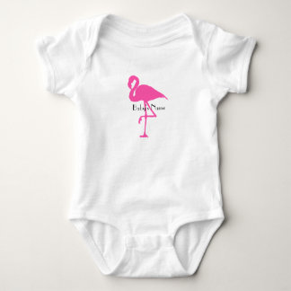 Flamingobaby - fertigen Sie Namen besonders an Baby Strampler