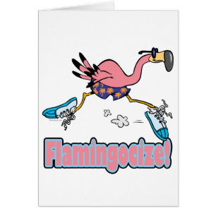 Flamingocize Joggen Flamingo Cartoon