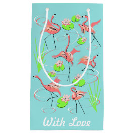 FlamingoFandango mit der Liebegeschenktasche klein Kleine Geschenktüte