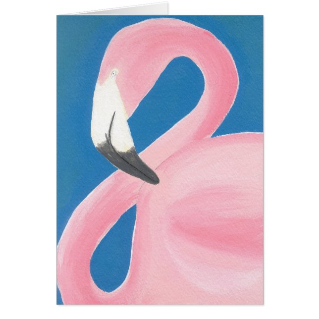 Flamingokarte (Vorne)