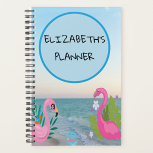 Flamingos am Meer Planer