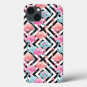 Flamingos auf feinem Design-Muster Case-Mate iPhone Hülle