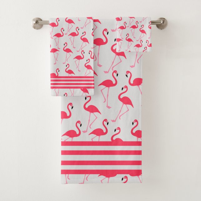 Flamingos Badhandtuch Set (Insitu)