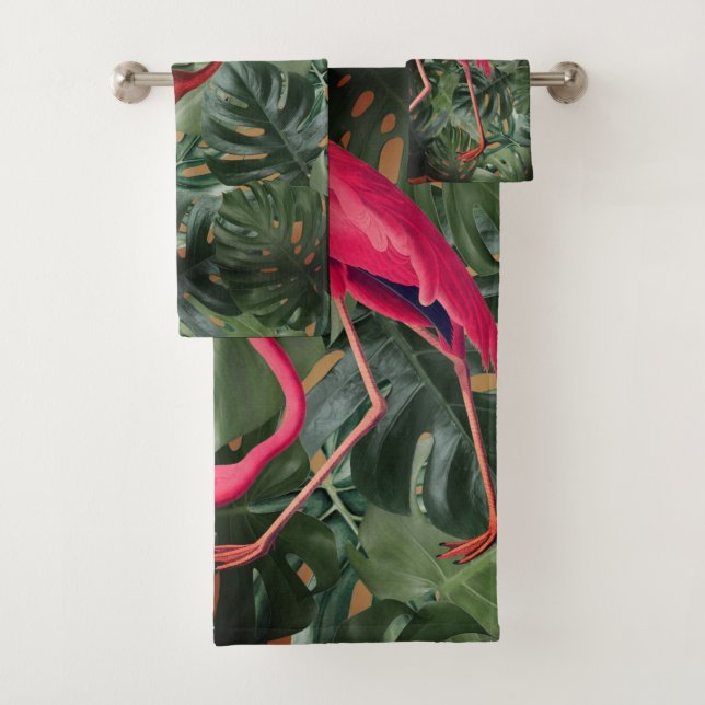 Flamingos Badhandtuch Set (Insitu)
