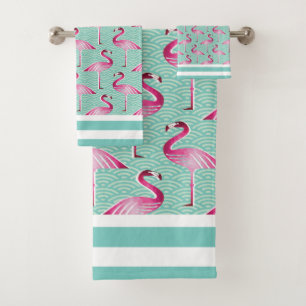 Flamingos Badhandtuch Set