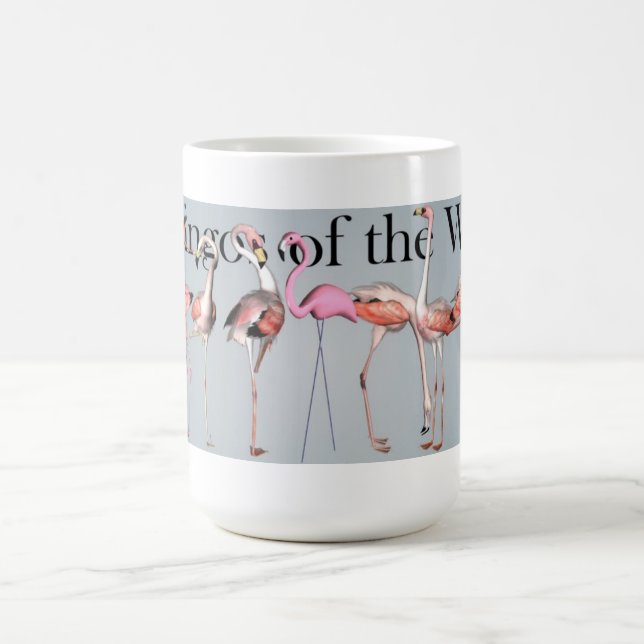 Flamingos der WeltTasse Kaffeetasse (Mittel)