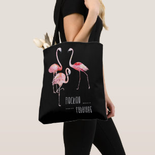 Flamingos, die fabelhaftes lustiges tasche