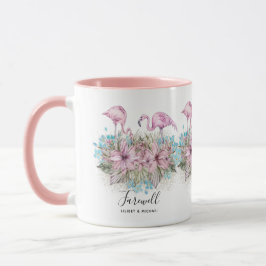 Flamingos Farewell Goodbye Bon Voyage Gift Friends Tasse