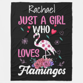 Flamingos Fleece Blanket