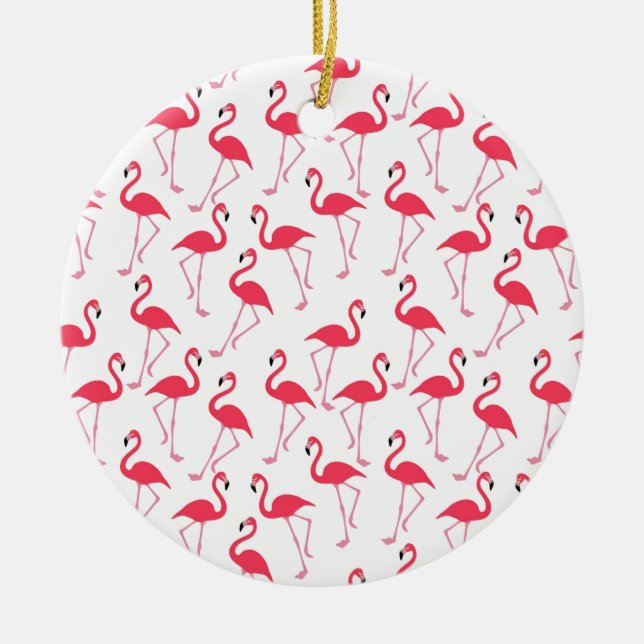 Flamingos Flimingos Keramikornament (Vorne)