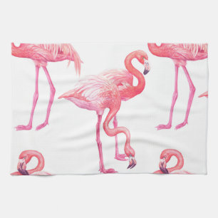 Flamingos Geschirrtuch