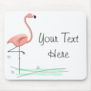 Flamingos "Ihr Text" mousepad