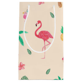 Flamingos im Sommer Kleine Geschenktüte