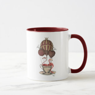 Flamingos im Teacup Tasse