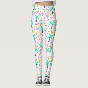 Flamingos im tropischen Dschungelmuster Leggings