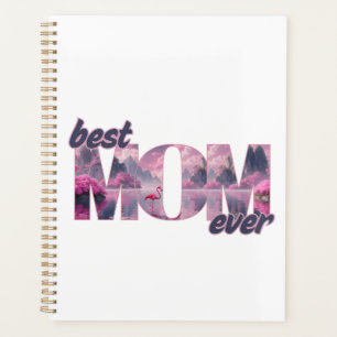 Flamingos in einer Traumwelt - best Mom ever Planer