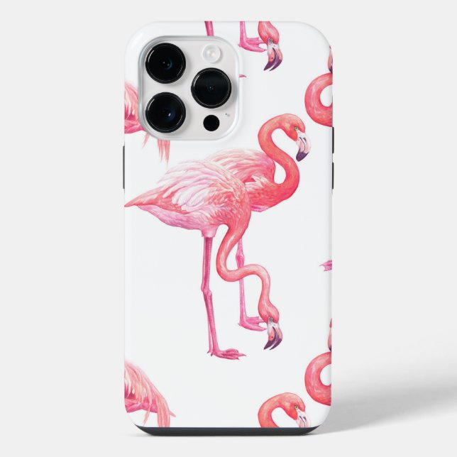 Flamingos iPhone 14 Pro Max Hülle (Rückseite)