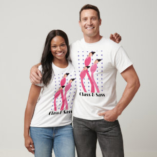Flamingos Klasse und Sass T-Shirt