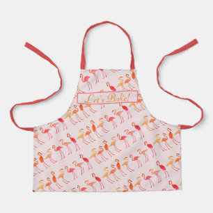 Flamingos Lasst uns rosa Kinder-Schürze backen Schürze