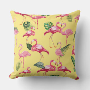Flamingos Liebe Muster 3 Kissen