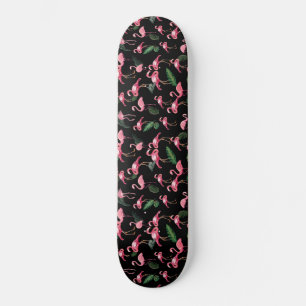 Flamingos Liebe Muster 4 Skateboard
