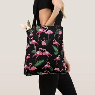 Flamingos Liebe Muster 4 Tasche