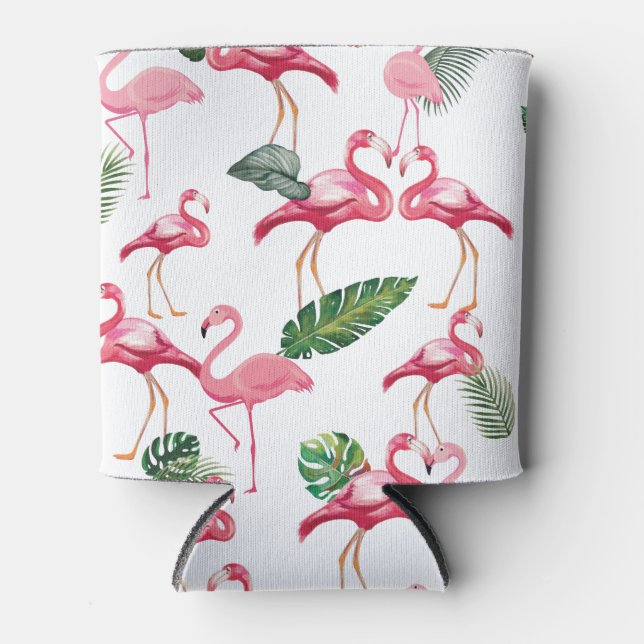 Flamingos Liebe Pattern Dosenkühler (Vorderseite)