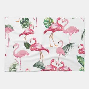 Flamingos Liebe Pattern Geschirrtuch