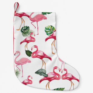Flamingos Liebe Pattern Kleiner Weihnachtsstrumpf