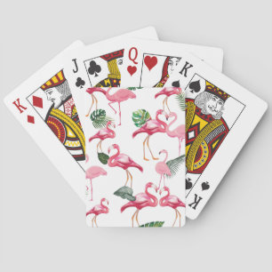 Flamingos Liebe Pattern Spielkarten